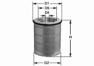 CLEAN FILTERS Воздушный фильтр MA1471